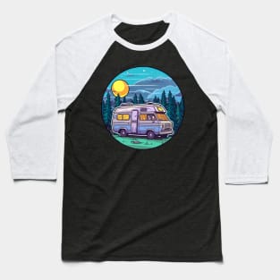 Camping Van Baseball T-Shirt